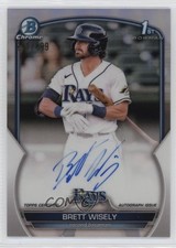 2023 Bowman Chrome Prospect Auto Refractor /499 Brett Wisely #CPA-BW Auto z7d