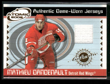 2001-02 Pacific Atomic - Game-Worn Jerseys Mathieu Dandenault #21 (MEM)