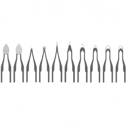 Set 6 Punte Per Pirografia Su Legno - Dimensioni 1,5 Mm / 2 Mm / 2,5 Mm, In Lega Nichel-Cromo Per Saldatori 30-50W - 4