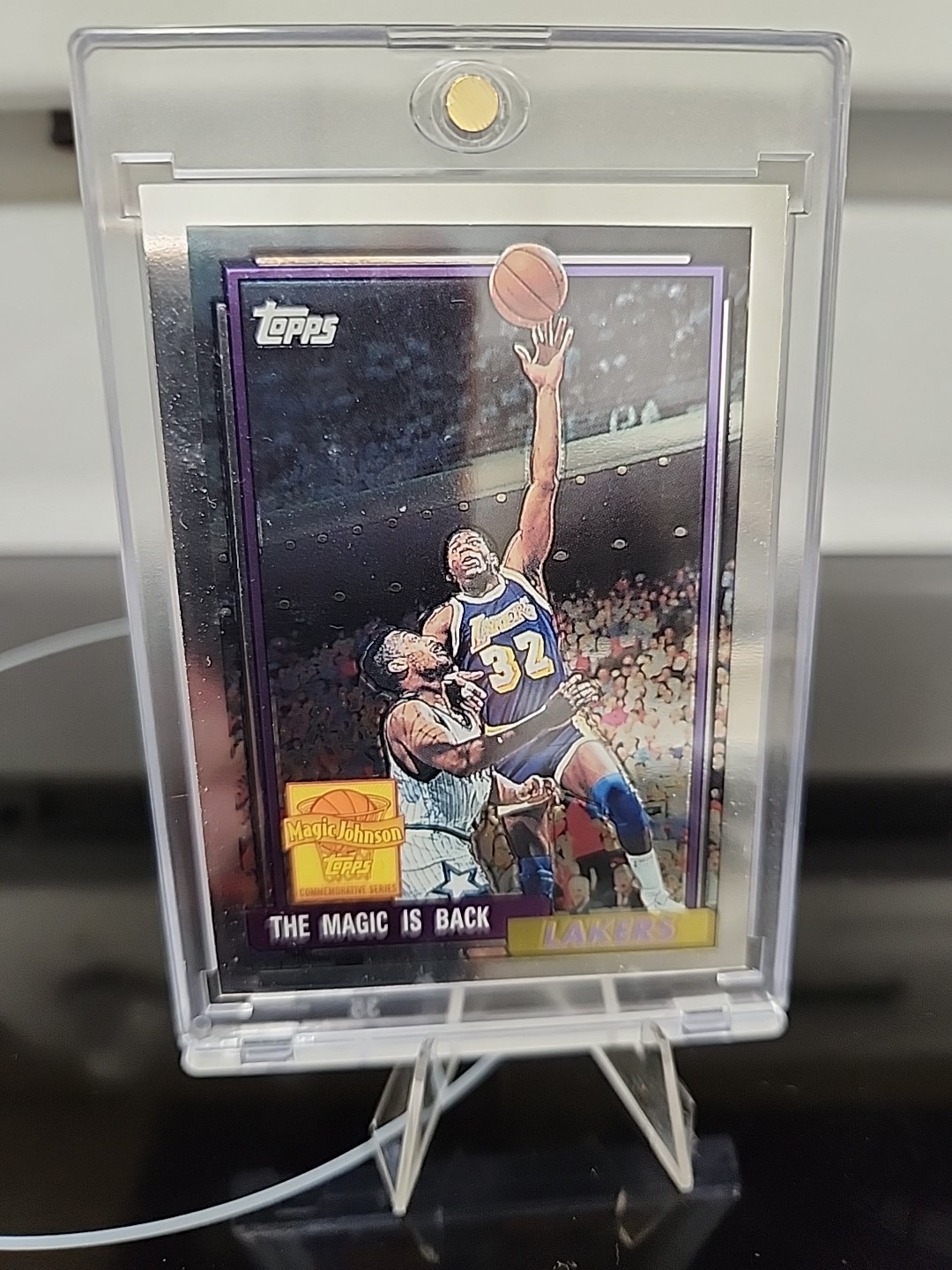 2000-01 Topps Chrome Magic Johnson Commemorative Series Reprints-Lakers
