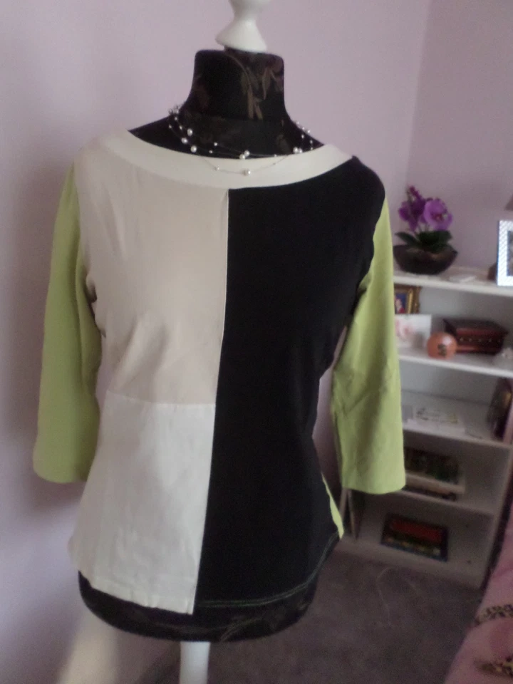 aktuelles auffallendes tolles Shirt s .OLIVER 40/L coole Farbe/Muster - Bild 2 von 3