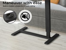 Levede Standing Desk Mobile Sofa Bed Side Table Adjustable Laptop Computer — image 6