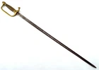 ANTIQUE CIVIL WAR M1840 MUSICIAN SWORD BY AMES MFG CHICOPE MASS, MARKED US 1863