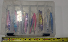 Walleye Nation Creations SB Reapers lures.  lot of 11. w/Plano box. lot#5012610