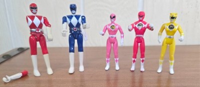 Mighty Morphin Power Rangers 1993/96 Lot-5 Action Figures 4 & 5'' *AS IS