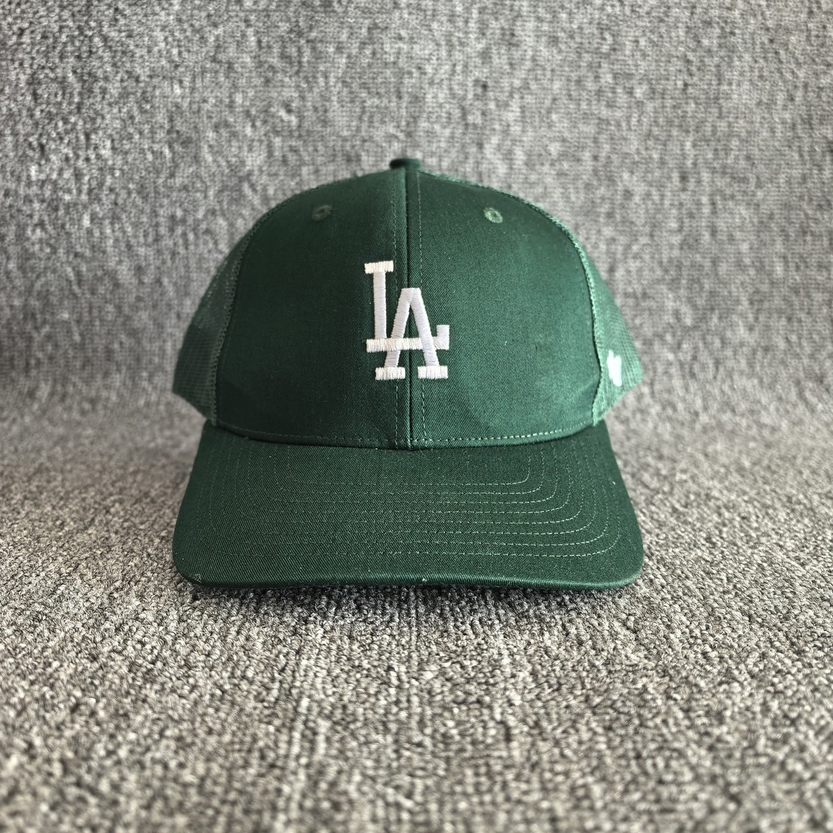 '47 Brand Los Angeles Dodgers MLB Trucker Hat Green Snapback Mesh Cap