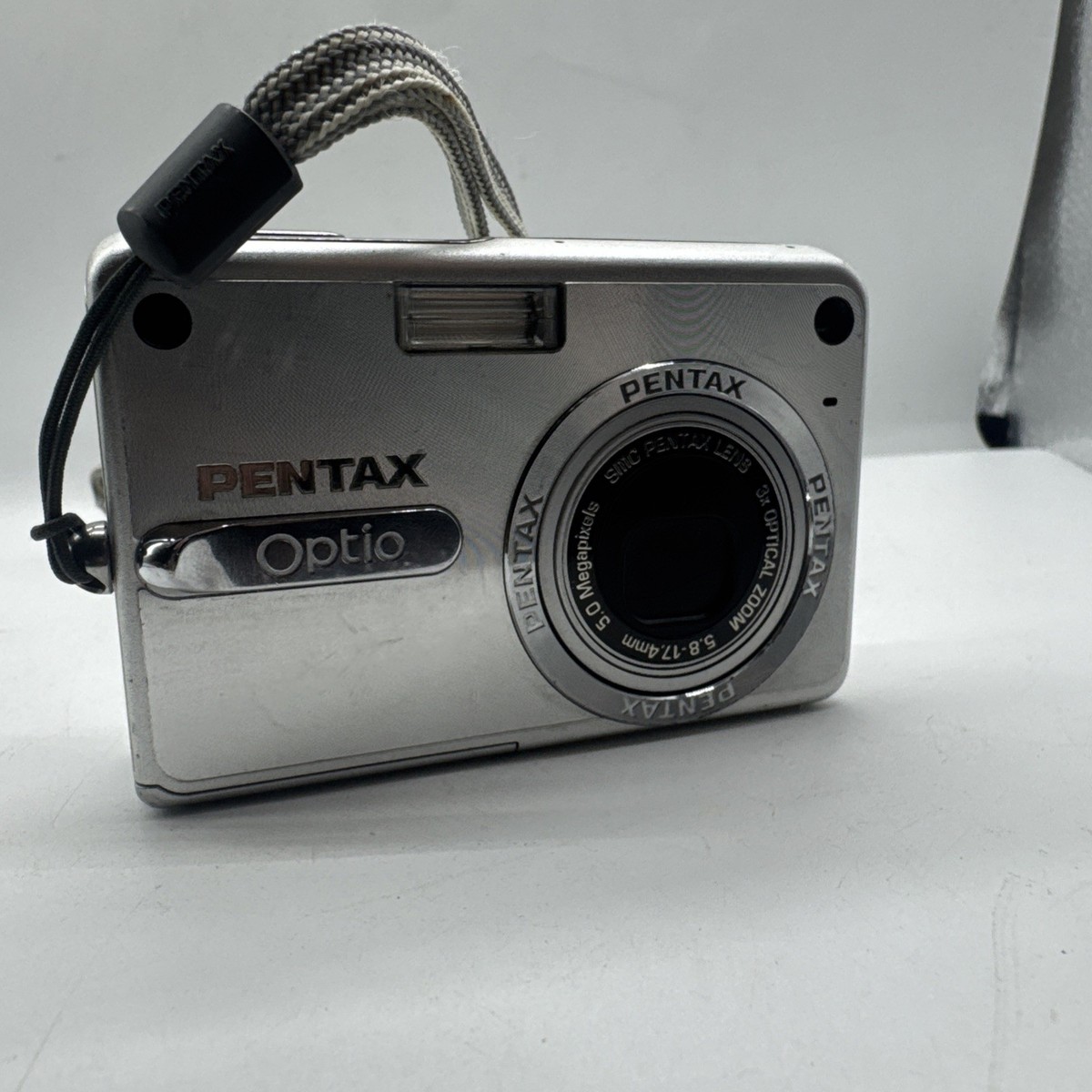 PENTAX Optio S5z SILVER【動作品・転送特典無料あり・】 最高 のテレビ・オーディオ・カメラ - 【可愛いオールドコンデジ