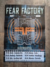FEAR FACTORY 2001 Tourplakat Digimortal Tour Poster A1 Konzert Metal Vintage