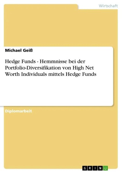 Michael Geiß | Hedge Funds - Hemmnisse Bei Der Portfolio-Diversifikation Von...-image