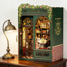 Book Nook Owl Bookstore Bibliothek 3D Holzpuz...