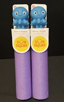 Sun Squad Max Liquidator Critter Blaster Water Toys Octopus - LOT of 2