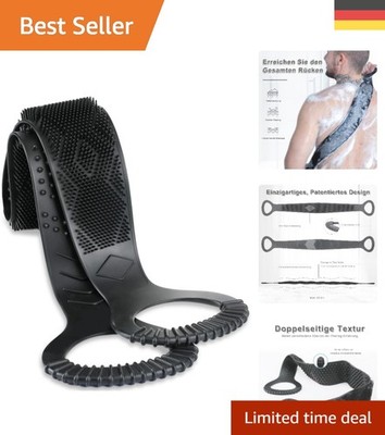 Badebürste zum Duschen   90 cm Silikon Rückenbürste für glatte Haut und Wellness
