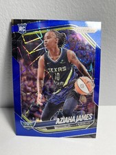 2025 Panini Prizm WNBA #83 Aziaha James Blue Velocity Prizms