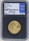 2016-W Walking Liberty Half Dollar Gold 1/2 oz NGC SP 70 Early Release Moy Sign
