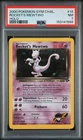 2000 POKEMON GYM CHALLENGE HOLO #14 ROCKET'S MEWTWO PSA 7