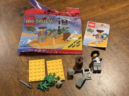 Vintage Lego Set 1464 Pirate Lookout. 100% Complete With Instructions+Minifigure
