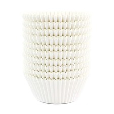 200 PCS White Standard Size Paper Baking Cups Thanksgiving Cupcake Liners
