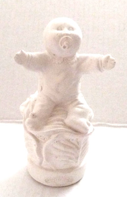 Vintage 1984 Cabbage Patch Kids Plaster Figurine Premie U Paint It