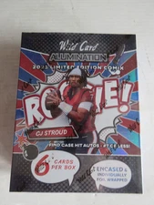 WILD CARD ALUMINATION 2023 LIMITED EDITION COMIX CJ STROUD MIB UNOPENED BOX