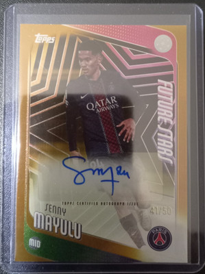 Topps UCC 2025/26 Future Stars Senny Mayulu 41/50 Auto