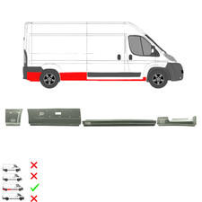 Schweller Reparaturblech Satz Für Fiat Ducato Jumper 06-24 L3 Reparatur Blech
