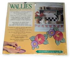 Vintage Wallies Wallpaper Cutouts 25 Mary Engelbreit Cottage Rose Sealed