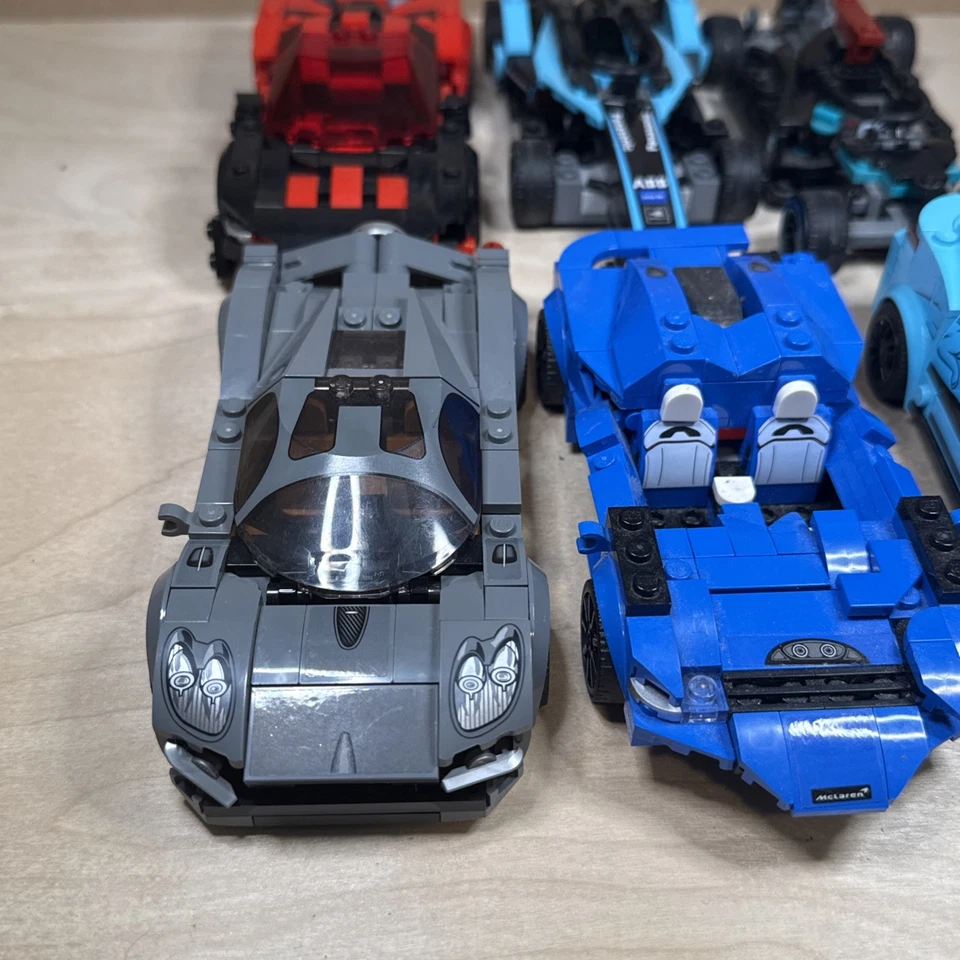 Lote de 6 LEGO Speed Champions INCOMPLETOS Foto 3 de 4