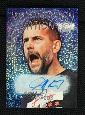 2022 Skybox Metal Universe AEW All Elite Wrestling 3/25 CM Punk #IN-7 Auto 1s2y