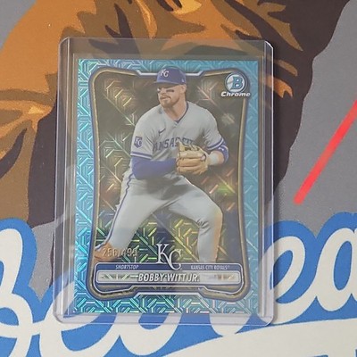 2026 BOWMAN CHROME BOBBY WITT JR BLUE MOJO /499