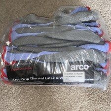 Arco Grip Thermal Latex Gloves Large Pack of 12