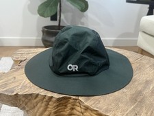 Outdoor Research Helium Rain Full Brim Hat L/XL Forest Green