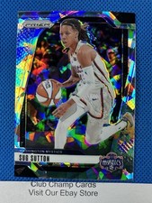 2024 #51 Sug Sutton Panini Prizm WNBA Cracked Ice Prizm Mystics