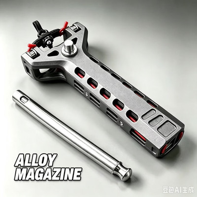 Semi Automatic 3D Printed Slingshot,Rapid-Fire Auto Slingshot F Adult-Alloy Mag