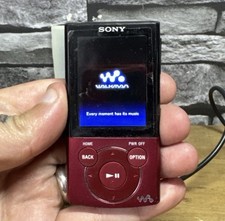 SONY WALKMAN NWZ-E453 Red 4GB  MP3/ video player/ Fm radio N1912