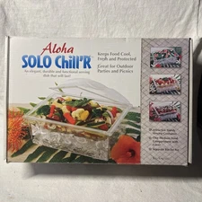 Ke-Anu Aloha BIG CHILL’R Food Chiller #30 Large Serving Container With Lid NEW