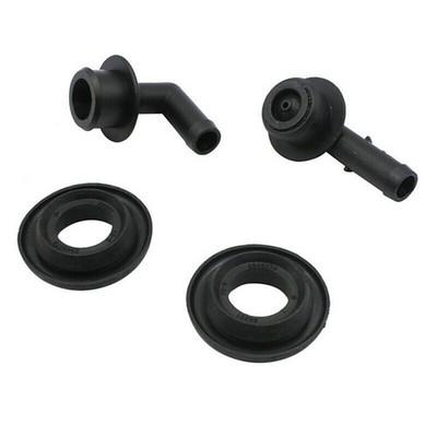 For 1997-2006 Jeep Wrangler for Wrangler   PCV Valve & Grommet 4PCS Black *cm