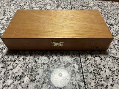 Vintage X-ACTO Deluxe Craft Tool Set  w/ Original Wood Box