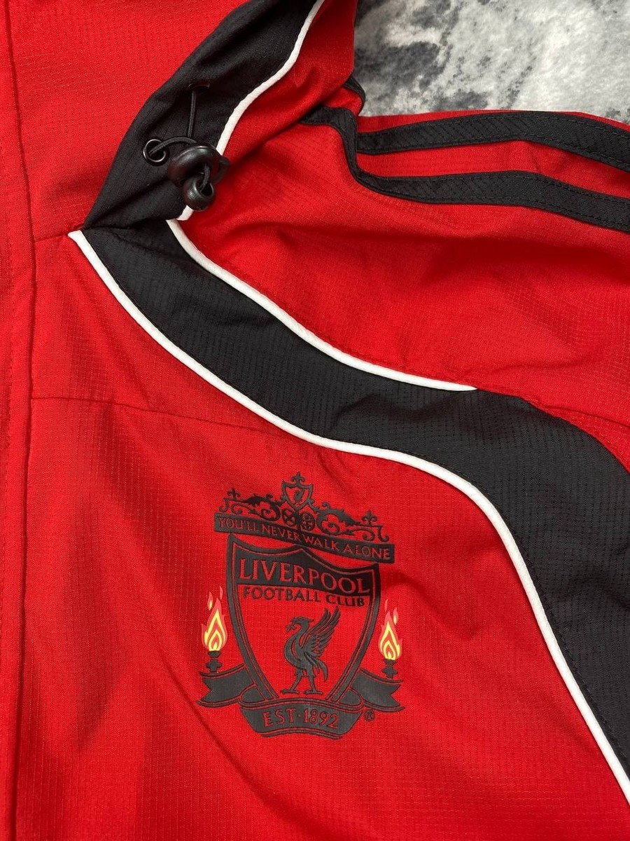 Adidas Liverpool FC 2010 2011 Rain Light Jacket Men Size XL Red | eBay