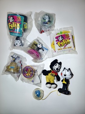 VTG FELIX THE CAT Production + Wendy's  Toy Lot 1996 NOS Sealed