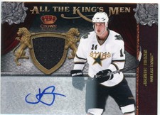 2011-12 PANINI CROWN ROYALE ALL THE KINGS MEN #34 JAMIE BENN JERSEY AUTO /100