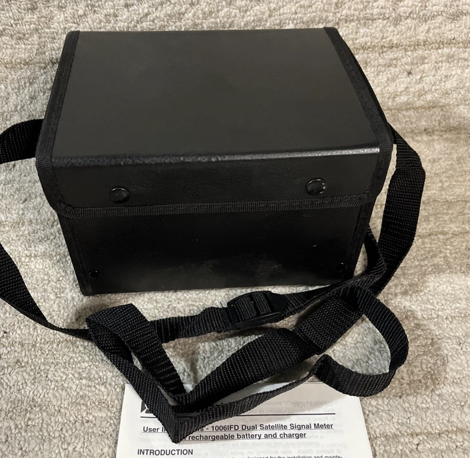 NUEVO - Medidor de Señal Satelital Channel Master 1006IFD con Estuche, Fuente de Alimentación, Manual Foto 4 de 4