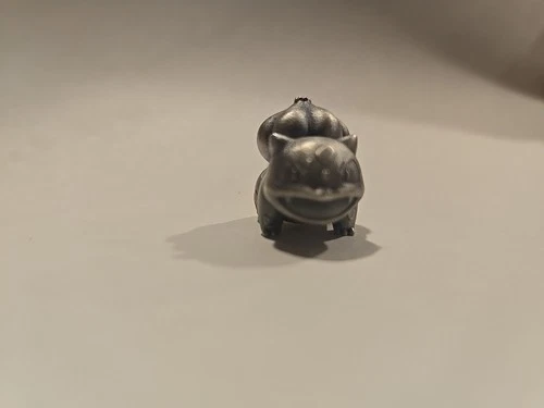 Hand Pour:  Bulbasaur 1 Troy Oz .999 Pure Silver Figurine By Mic_C #19/50