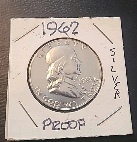 1962 proof franklin half dollar Brilliant Mirror like Beautiful Coin