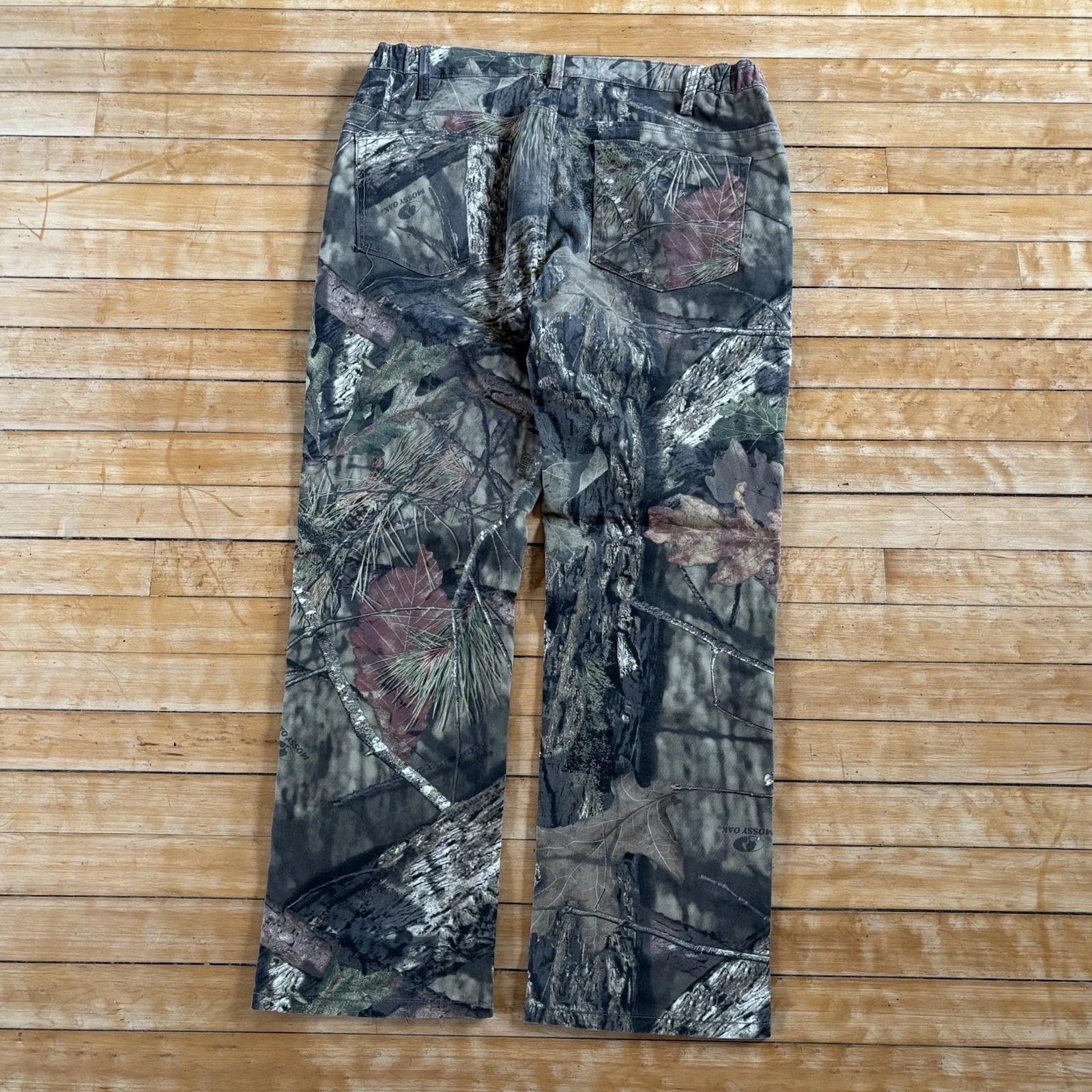 VTG Mossy Oak Camo Pants Mens M 34x30 Outdoor Baggy y2k Grunge Hunting Skater