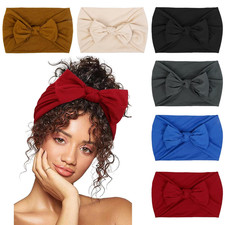 Huachi Headbands for Women 6 Packs Cute Bow Head Bands for Women  S Hair, Elastic
