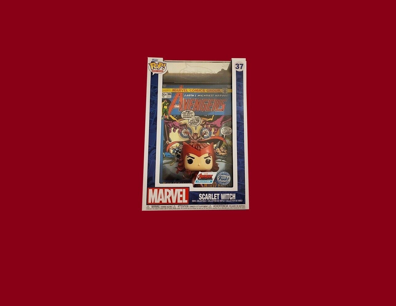 Funko Pop! Comic Cover: Marvel Avengers 104 - Scarlet Witch Vinyl