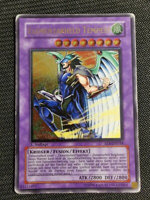 Yugioh! Elementar-HELD Tempest - EEN-DE034 - Ultimate Rare - Played