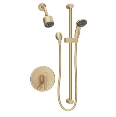 Symmons Dia  Two Handle Single Function Shower System in Brushed Bronze
