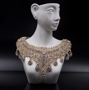 Fashion-Luxury-Earring-Crystal-Statement-Women-Bib-Necklace-Wedding-Jewelry-Sets
