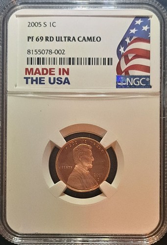 2005-S LINCOIN MEMORIAL CENT, NGC GRADED PF-69-RD-UC - Picture 2 of 3